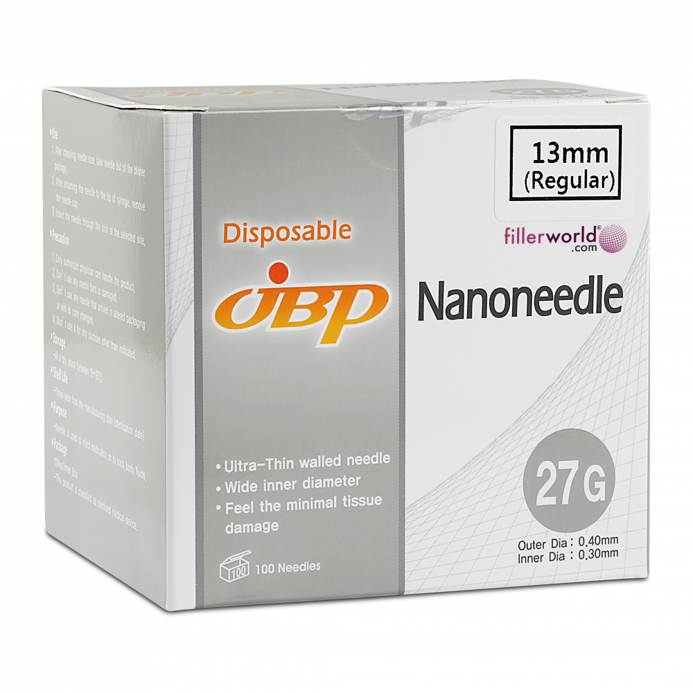 Jbp Nanoneedle 27G 13mm Regular (100 UTW needles)
