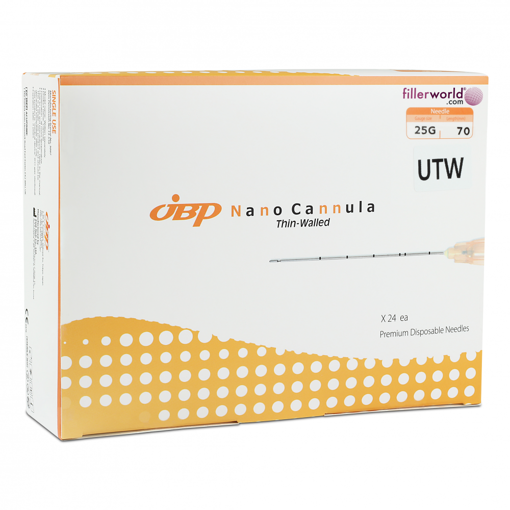 Jbp Nano Cannula 25G 70mm UTW (24 needles)