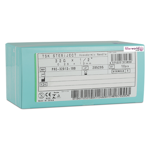 TSK Pre Regular Hub Needle 32G x 13mm (1/2