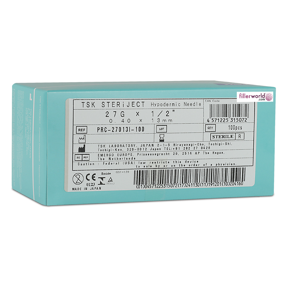 TSK Control Hub Needle 27G x 13mm (1/2