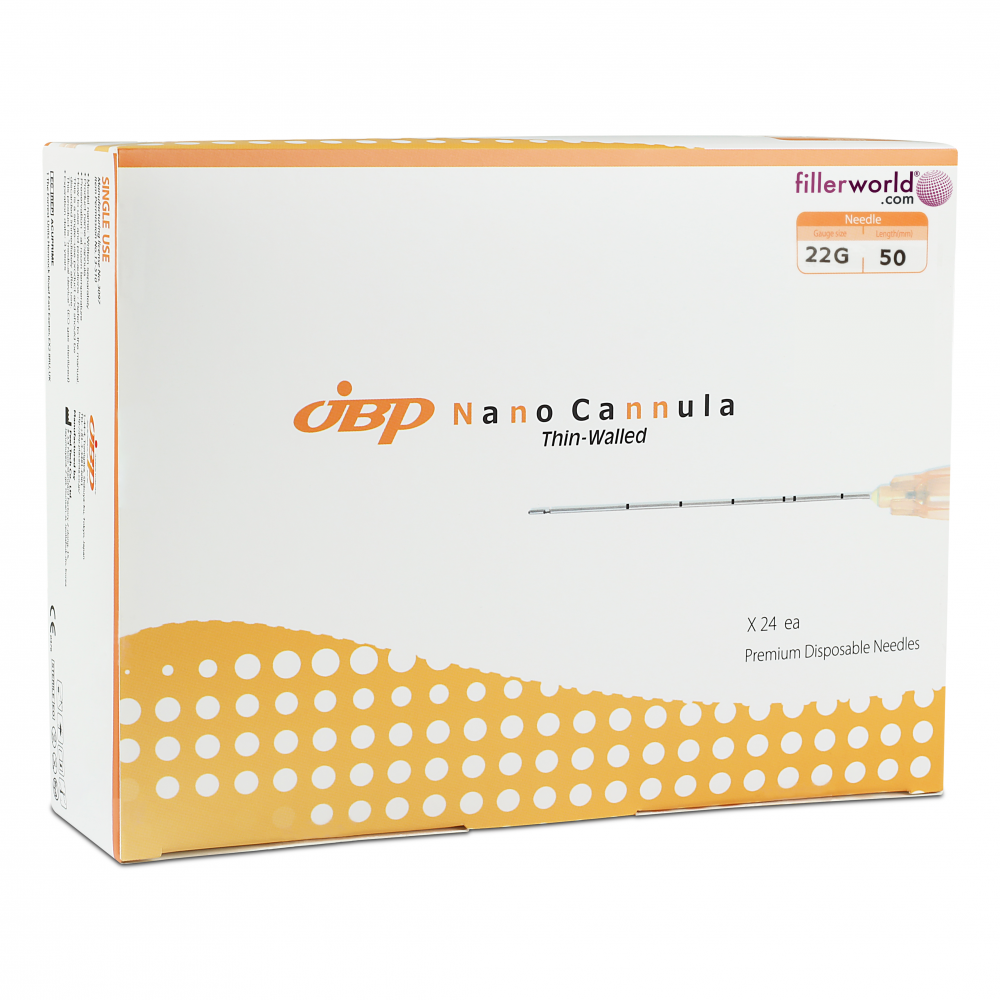 Jbp Nano Cannula 22G 50mm UTW (24 needles)