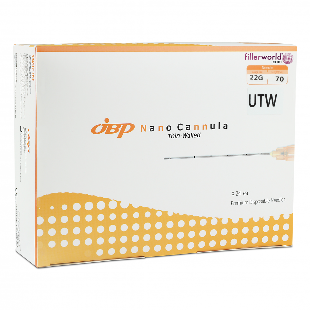 Jbp Nano Cannula 22G 70mm UTW (24 needles)