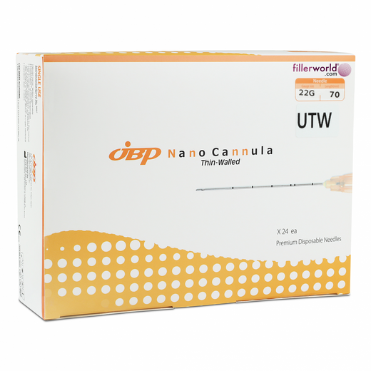Jbp Nano Cannula 22G 70mm UTW (24 needles)