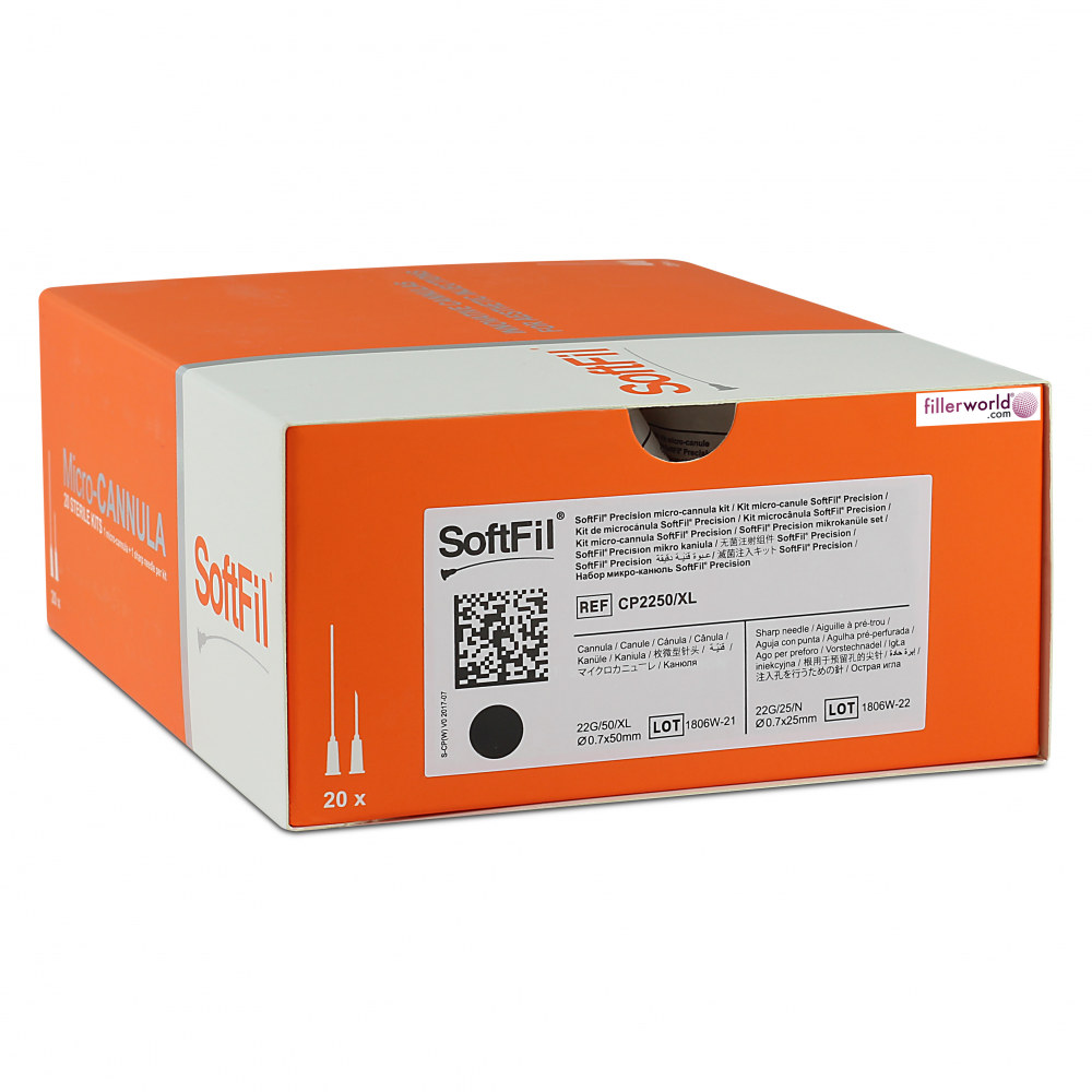 SoftFil Softfil Precision 22g x 50mm  (20 kits) CP2250/XL