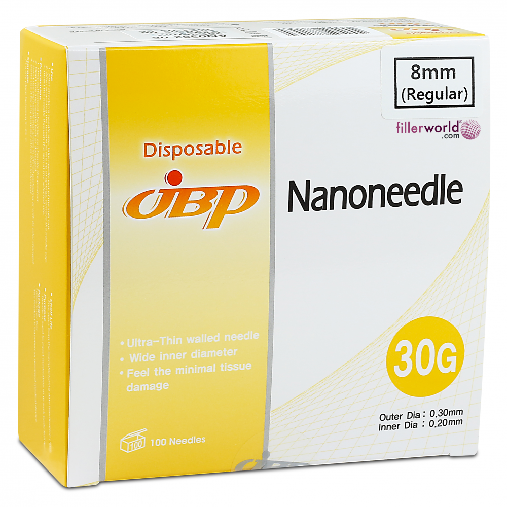 Jbp Nanoneedle 30G 8mm Regular (100 UTW needles)