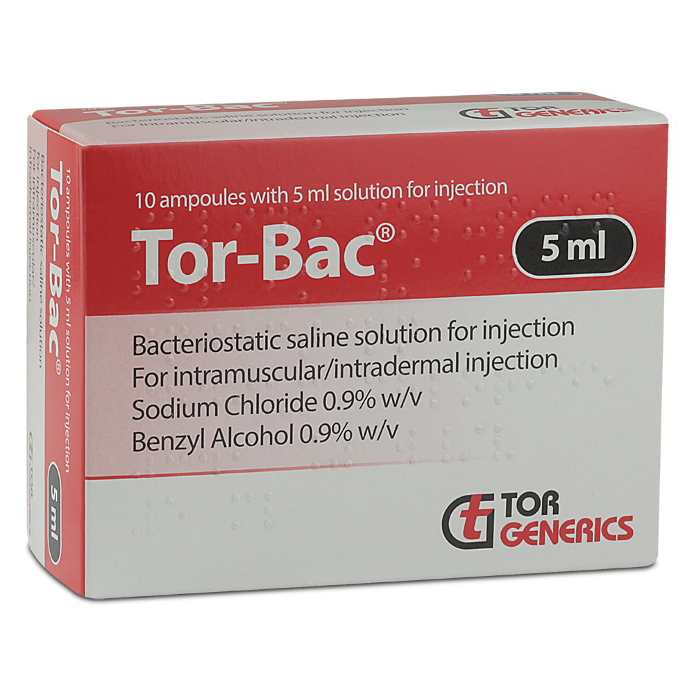 tor bac bacteriostatic water Injection, Multiple Dose Vial 30 mL Products are not for human consumption of any kind Uses of Bacteriostatic Water for