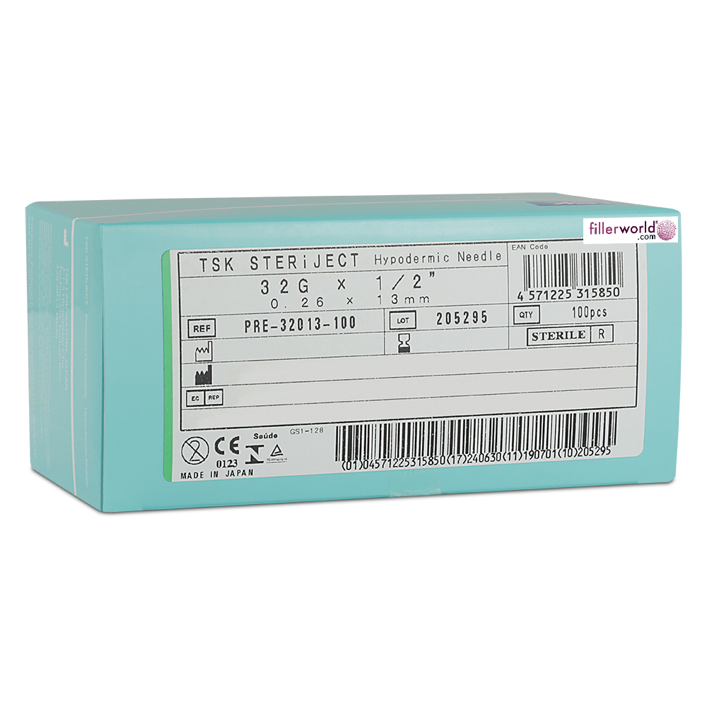 TSK Pre Regular Hub Needle 32G x 13mm (1/2