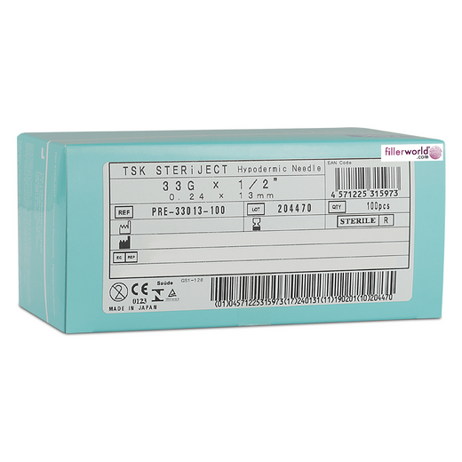 TSK Pre Regular Hub Needle 33G x 13mm (1/2