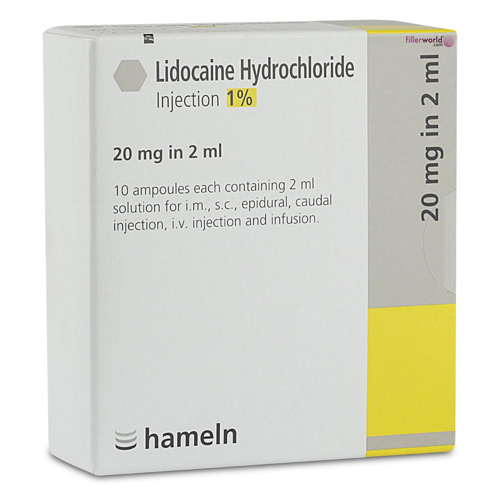 Lidocaine Hydrochloride Injection 1% (20mg in 2ml)