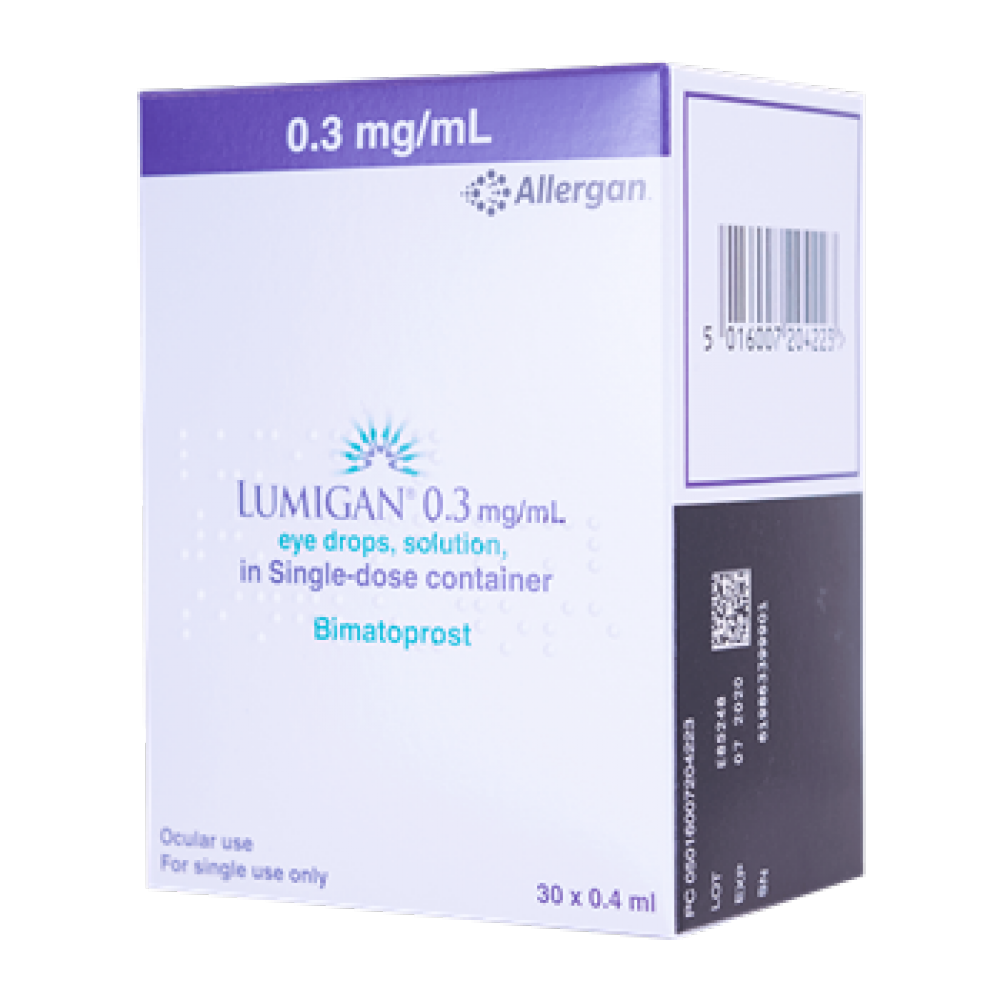 Lumigan 0.3mg/ml Unit Dose Eye Drops 0.4ml x 30