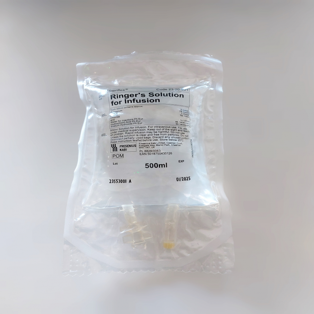 Ringer's Solution for Infusion 500ml  (IV Drip)