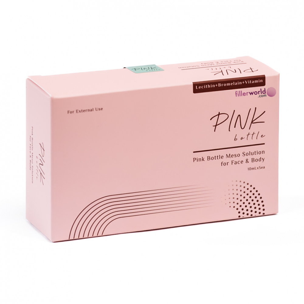 Pink Bottle Meso Solution for Face and Body (5 x 10ml)