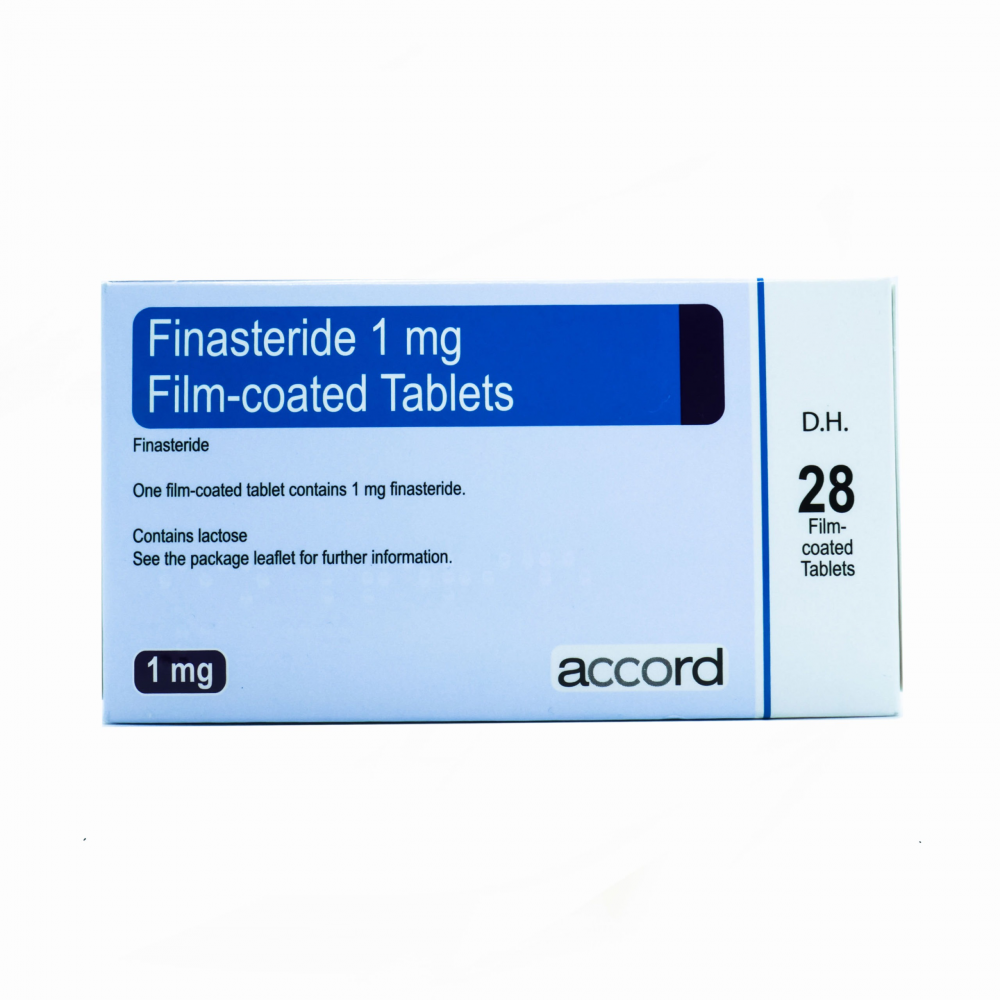Finasteride 1mg tablets for hair loss in men, 28 tablets