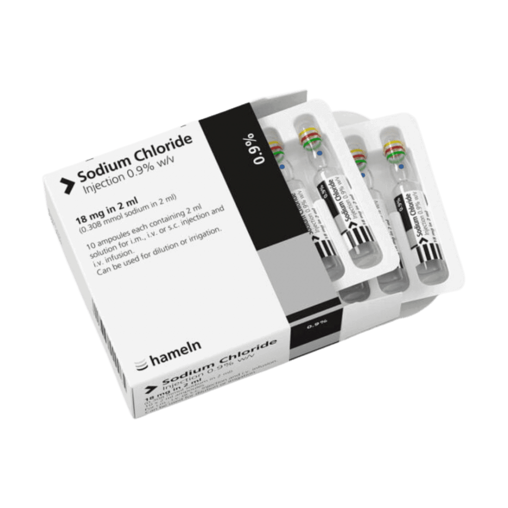 Sodium Chloride Injection 0.9% (18mg in 2ml)