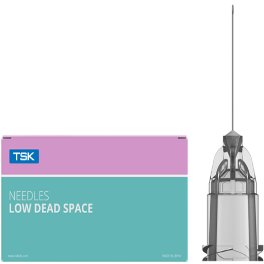 TSK Low Dead Space Hub Needle 30g x 13mm (1/2'') LDS-30013I 1 BOX OF 100