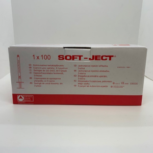 1 mL Soft-Ject® Luer-Lock Low Dead Space Disposable Syringe