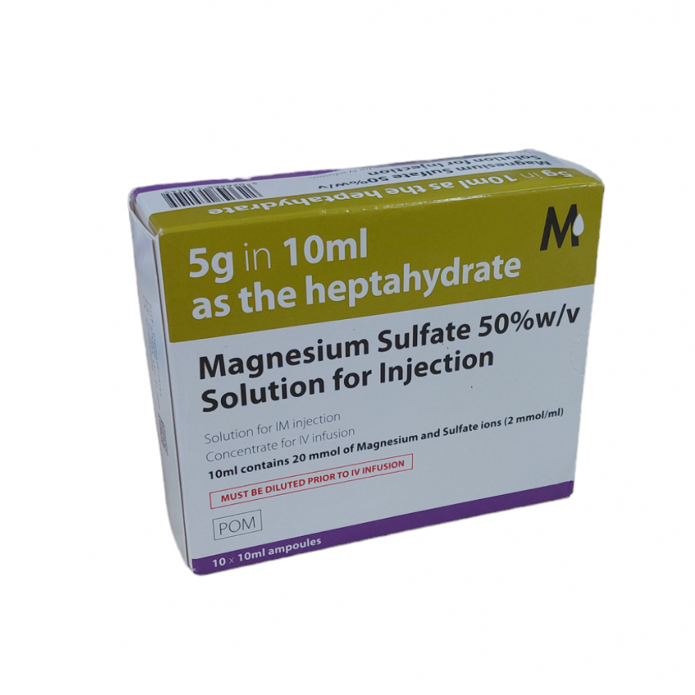 Magnesium Sulfate 50%w/v Solution